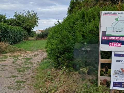 Vente de terrain Luçon 85