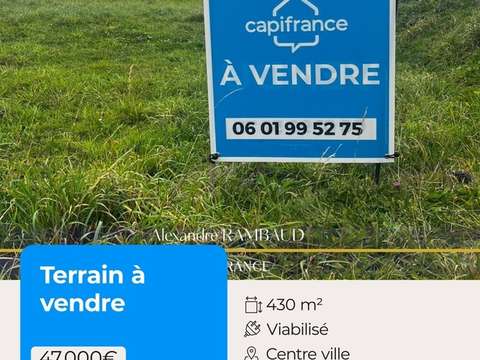 Vente de terrain