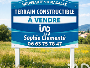 Vente Terrain 832 m&sup2;Magalas