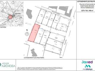 Vente de terrain 4 pièces
