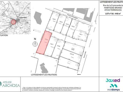 Vente de terrain 4 pièces