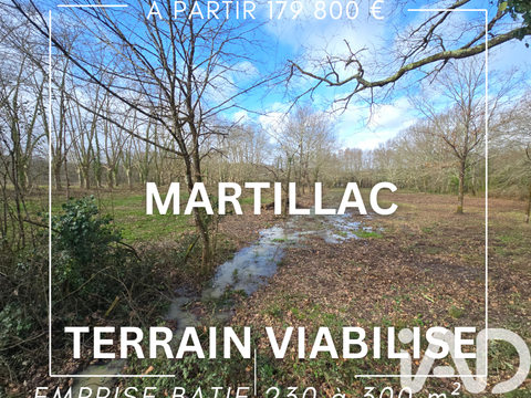 Vente de terrain Martillac 33