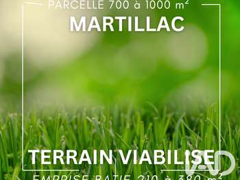 Vente Terrain 815 m&sup2;Martillac