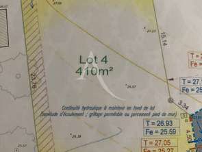 Vente Terrain 410 m&sup2;Martinet