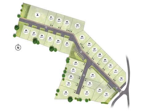 Vente de terrain Marzan 56