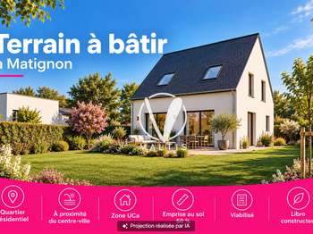 Vente Terrain 291 m&sup2;Matignon