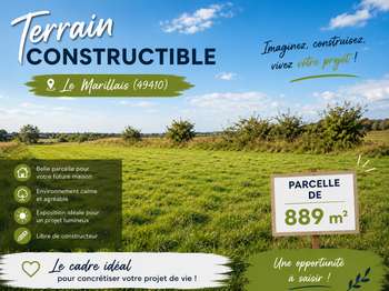 Vente Terrain 889 m&sup2;Mauges-sur-Loire