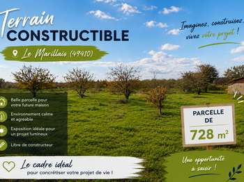 Vente Terrain 728 m&sup2;Mauges-sur-Loire