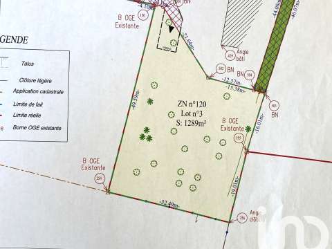 Vente de terrain