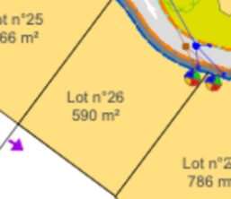 Vente Terrain 590 m&sup2;Mervent