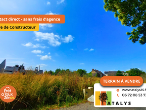 Vente Terrain 350 m&sup2;Mesnil-Roc'h