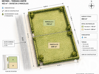 Vente de terrain