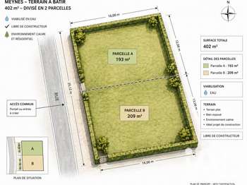 Vente de terrain
