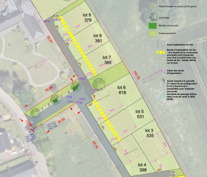 Vente de terrain
