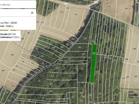 Vente de terrain Moëlan-sur-Mer 29