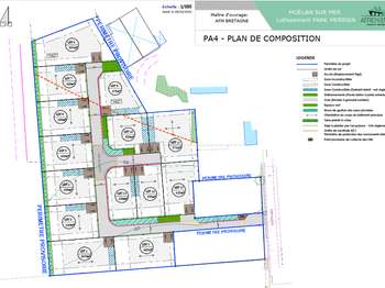 Vente Terrain 440 m&sup2;Moëlan-sur-Mer