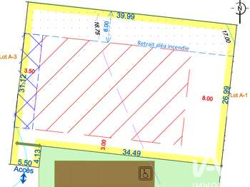 Vente Terrain 1102 m&sup2;Moliets-et-Maa