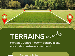 Vente Terrain 940 m&sup2;Montaigu