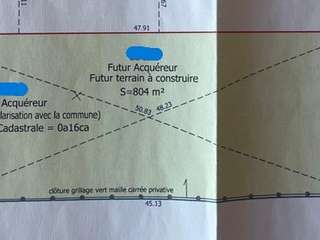 Vente de terrain