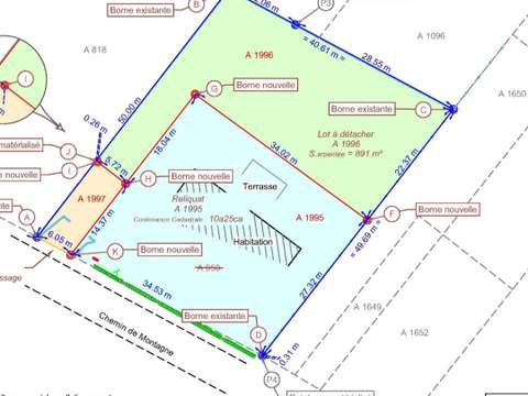 Vente de terrain