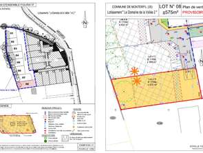 Vente Terrain 575 m&sup2;Monterfil