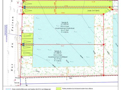 Vente de terrain