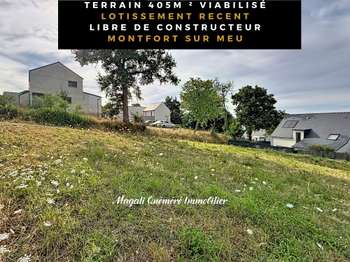 Vente Terrain 405 m&sup2;Montfort-sur-Meu