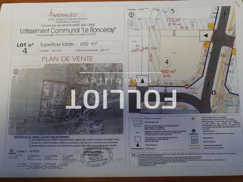 Vente de terrain