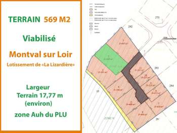 Vente de terrain Montval-sur-Loir 72
