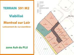 Vente Terrain 591 m&sup2;Montval-sur-Loir
