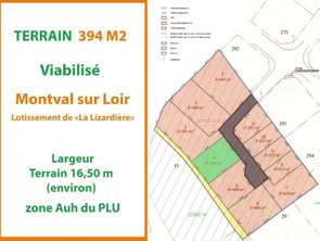 Vente Terrain 394 m&sup2;Montval-sur-Loir
