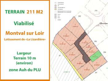 Vente de terrain Montval-sur-Loir 72