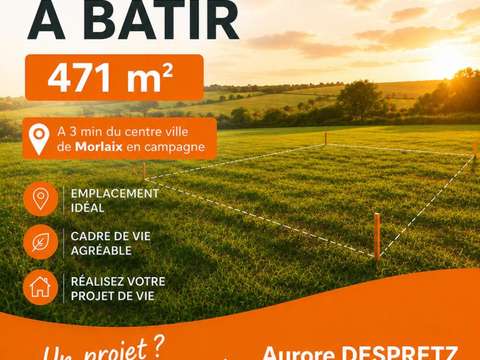 Vente de terrain Morlaix 29