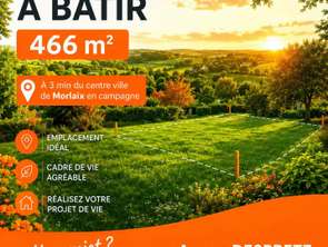 Vente Terrain 466 m&sup2;Morlaix