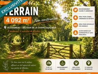 Vente de terrain