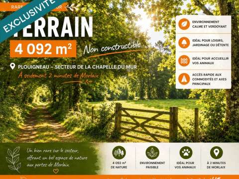 Vente de terrain Morlaix 29