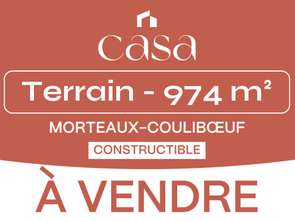 Vente Terrain 974 m&sup2;Morteaux-Couliboeuf