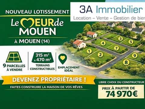 Vente de terrain Mouen 14