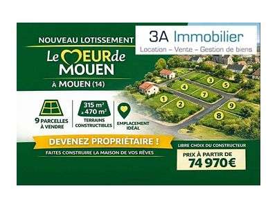 Vente de terrain Mouen 14