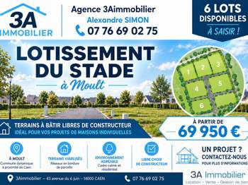 Vente Terrain 378 m&sup2;Moult