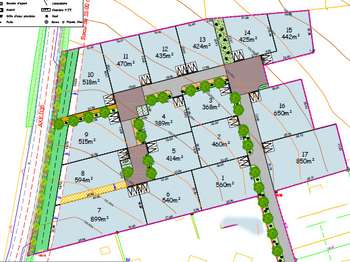 Vente Terrain 368 m&sup2;Mur-de-Bretagne