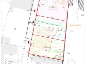 Vente Terrain 290 m&sup2;Nantes Chantenay - Sainte-Anne