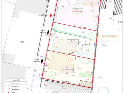 Vente de terrain Nantes Chantenay - Sainte-Anne 44