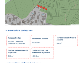 Vente de terrain