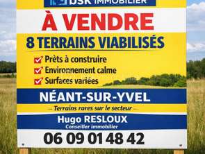 Vente Terrain 1055 m&sup2;Néant-sur-Yvel