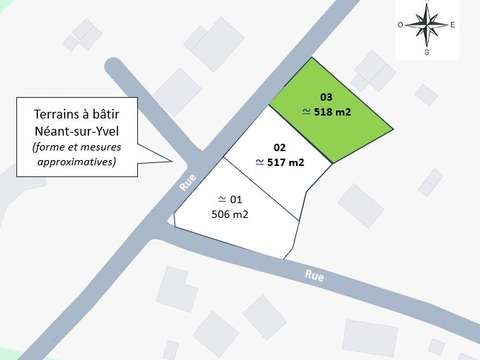 Vente de terrain Néant-sur-Yvel 56