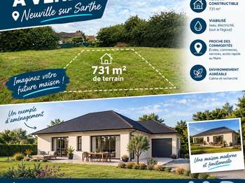 Vente Terrain 731 m&sup2;Neuville-sur-Sarthe