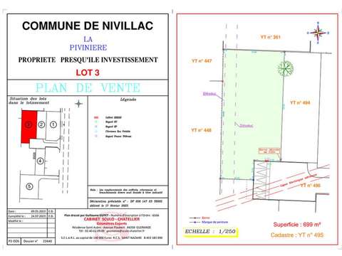 Vente de terrain