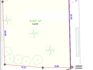 Vente de terrain