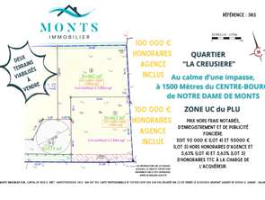 Vente Terrain 463 m&sup2;Notre-Dame-de-Monts